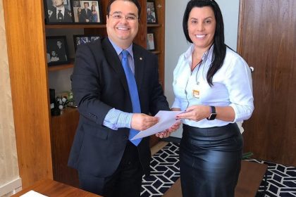 Dra Gizelly e Deputado Fábio Trad em BSB
